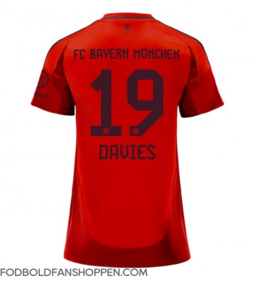 Bayern Munich Alphonso Davies #19 Hjemmebanetrøje Dame 2024-25 Kortærmet